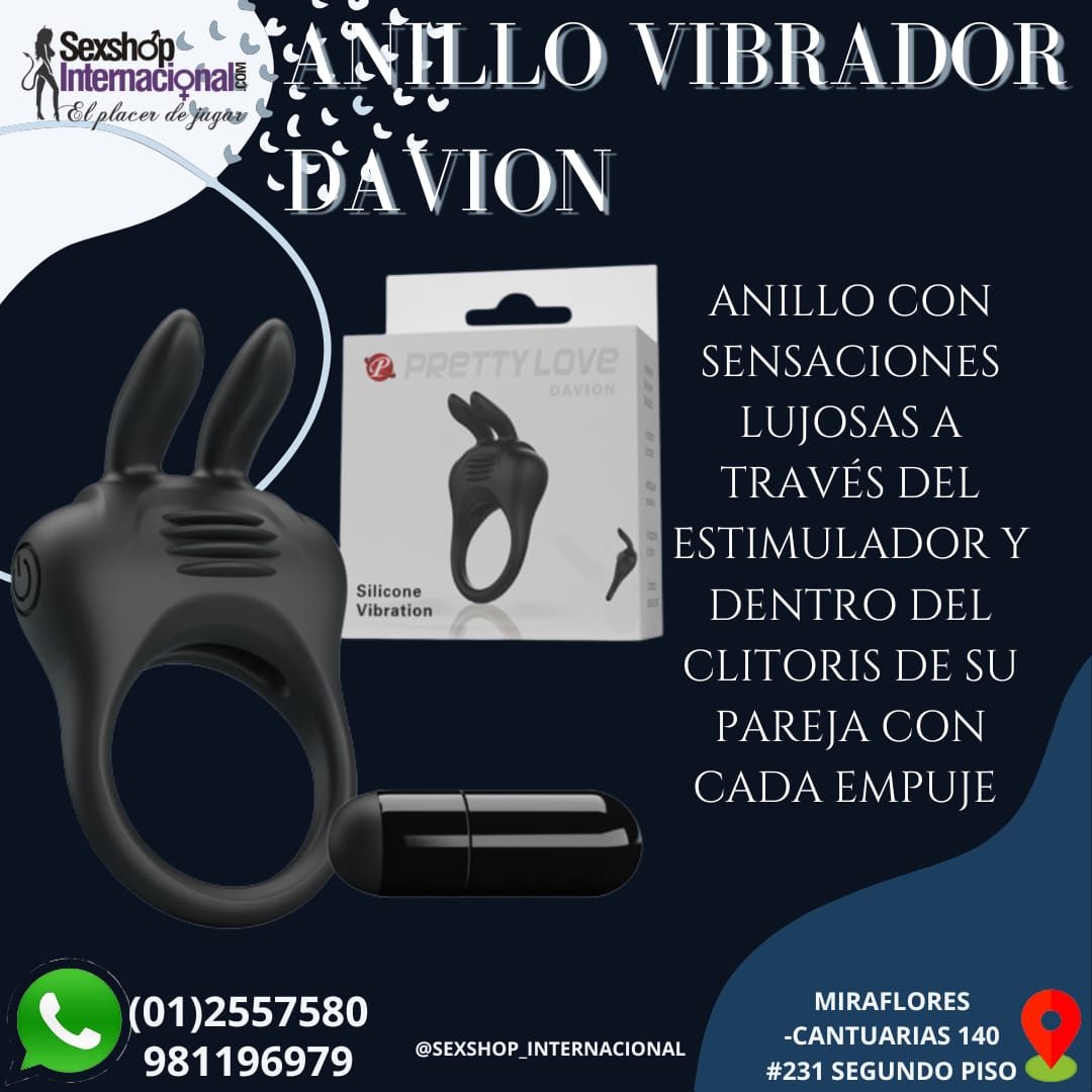 ANILLO PRETTY LOVE-CON ESTIMULADOR CLITORIS-SEXSHOP LIMA 971890151 